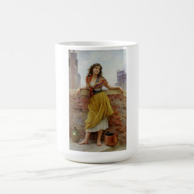 Italienisches Wasserträger-Mädchen Kaffeetasse (Mittel)