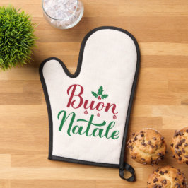Italienisches Weihnachtsbuon Natale Kitchen Ofenhandschuh