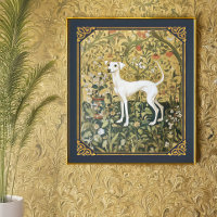 Italienisches Windhund oder Whippet im Renaissance