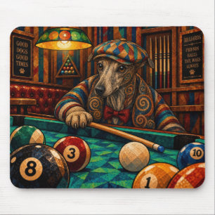 Italienisches Windspiel, Geometrisches Mosaik Mousepad
