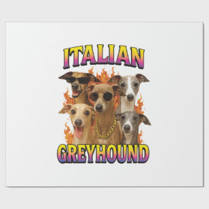 Italienisches Windspiel Kopie Geschenkpapier