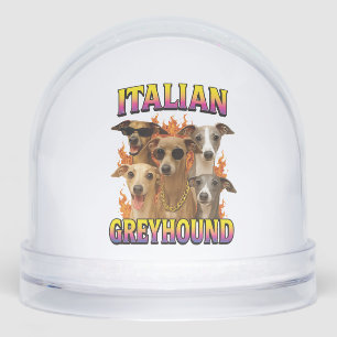 Italienisches Windspiel Kopie Schneekugeln