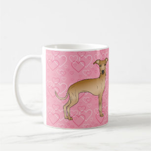 Italienisches Windspiel Rehfarben Süßer Hund Auf R Kaffeetasse