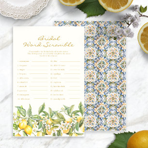 Italienisches Word Scramble-Spiel