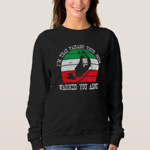 Italienisches Zitat Paisano Hand Gesture Paisan It Sweatshirt