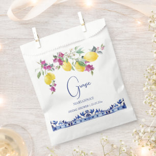 Italienisches Zitronenbougainvillea Zitrusfrüchte Geschenktütchen