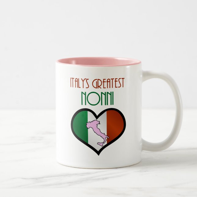 Italiens beststes Nonni Zweifarbige Tasse (Rechts)