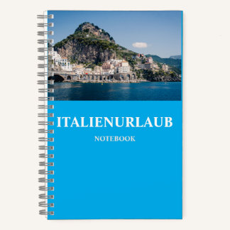 Italienurlaub-Amalfiküste Notizblock Notizbuch