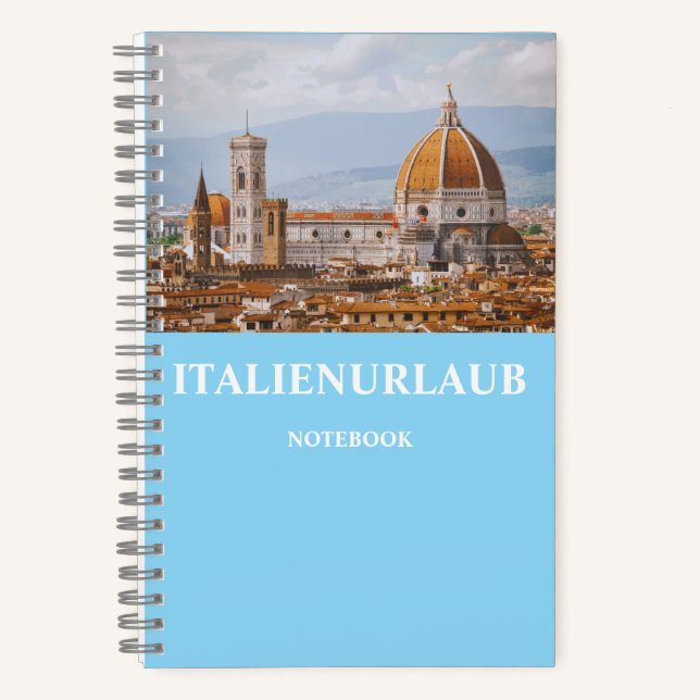 Italienurlaub-Florenz Notizbuch (Vorderseite)