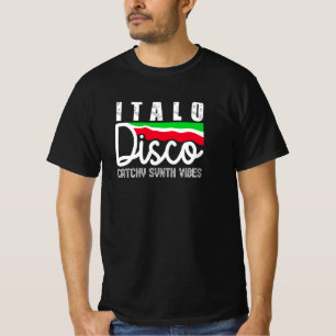 Italo Disco Catchy Synth Vibes T-Shirt