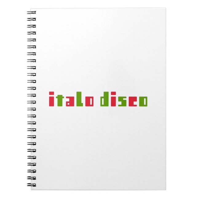 ITALO DISCO NOTIZBLOCK (Vorderseite)