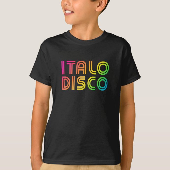 Italo Disco T-Shirt (Vorderseite)