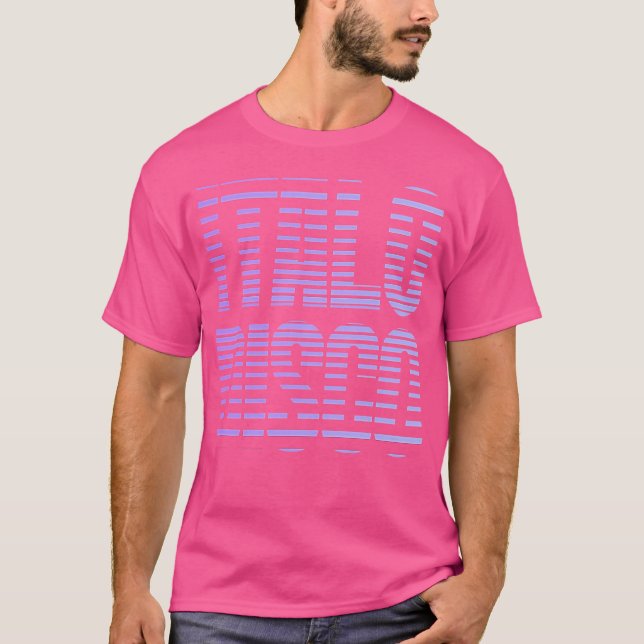 Italo Disco T-Shirt (Vorderseite)