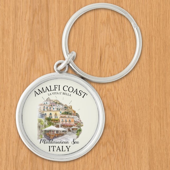 Italy Amalfi Coast Souvenir – La Vita è Bella  Schlüsselanhänger (Von Creator hochgeladen)