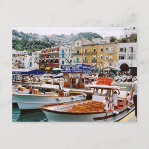 Italy,   Boat terminus,  Capri Postkarte