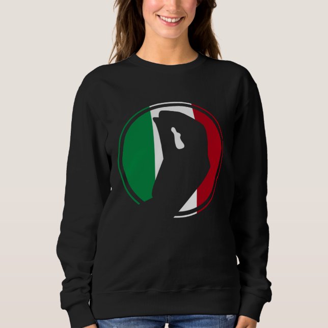 Italy Flag Italian Roots Humor  Italian Hand Gestu Sweatshirt (Vorderseite)