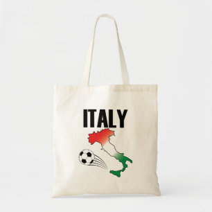 Italy Football Fan Map Boot Soccer Ball Tragetasche