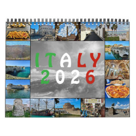 Italy from Above – 2026 Drone Photography Calendar Kalender