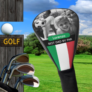 Italy Golf, Best Dad, Italian Flag, Photo Golf Headcover