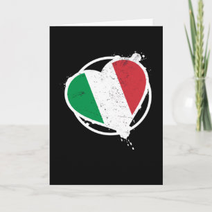 Italy Heart Italian Italia Karte