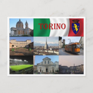 Italy - Piedmont - Torino - Mosaic - Postkarte