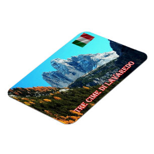 Italy - Trentino Alto Adige Südtirol - Three Peaks Magnet