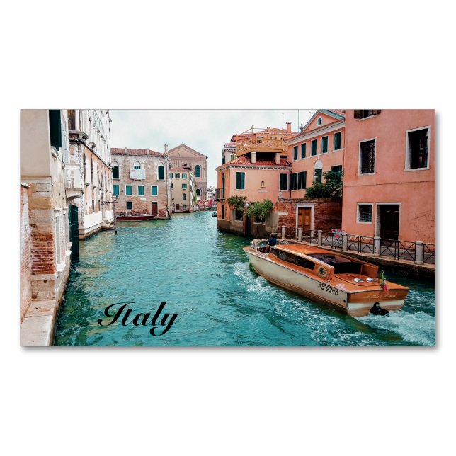 Italy Venice   Magnetische Visitenkarte (Vorderseite)
