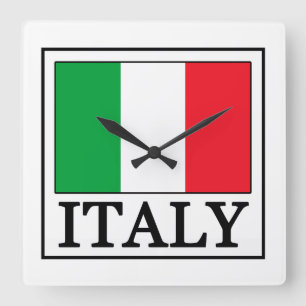 Italy wall clock quadratische wanduhr