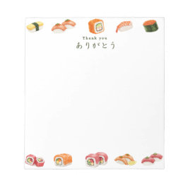 Itamae〈Sushi Chefs) collection ありがとう Japanese Notizblock