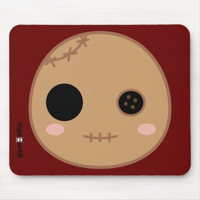 Itami der Voodoo-Puppen-Kopf Mousepad (Vorne)
