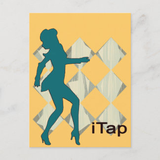 iTap Gal | iPod-Grafik für Stich Postkarte