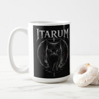 Itarum Cat Gothic Black Cat Dark Fantasy Art Kaffeetasse