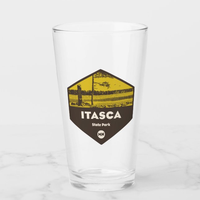 Itasca Staat Park Minnesota Glas (Vorderseite)