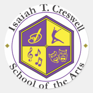 ITC-Logo-Aufkleber Runder Aufkleber