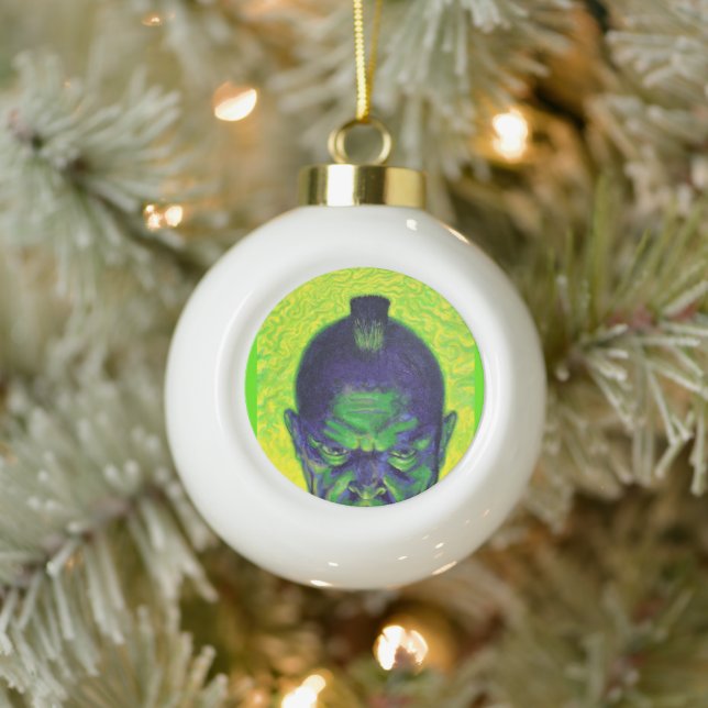 Itchiwan Ornaments Keramik Kugel-Ornament (Baum)