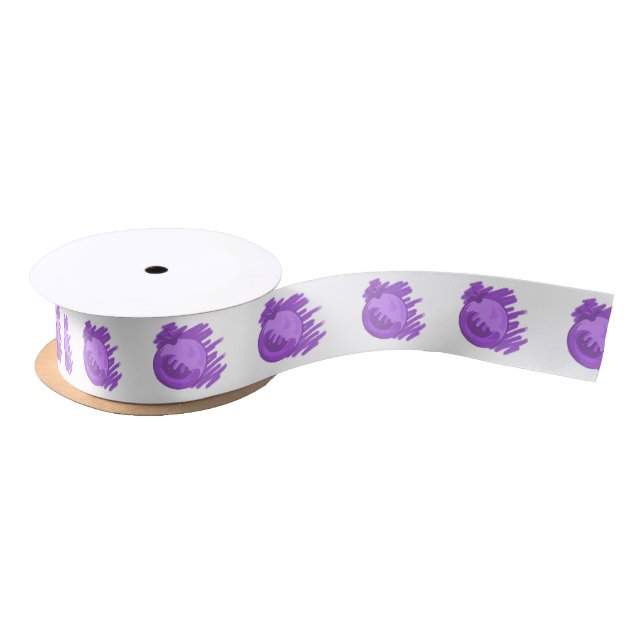 ITD-Beeren und -Creme Satinband (Spule)