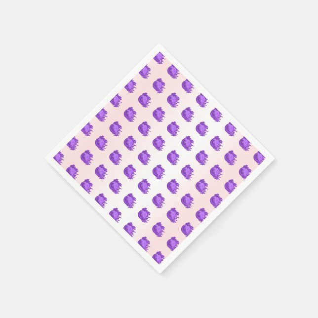 ITD-Beeren und -Creme Serviette (Ecke)