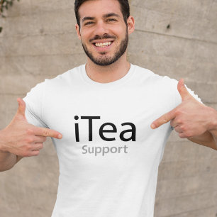 iTea-Support - Ein Papa-Witz für Teetrinker - lust T-Shirt