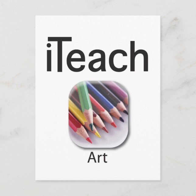 iteachART Postcard Postkarte (Vorderseite)