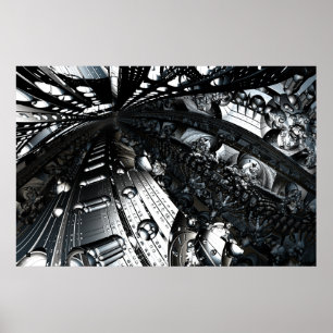 Iterate Imagery Metallic Zone Poster 16