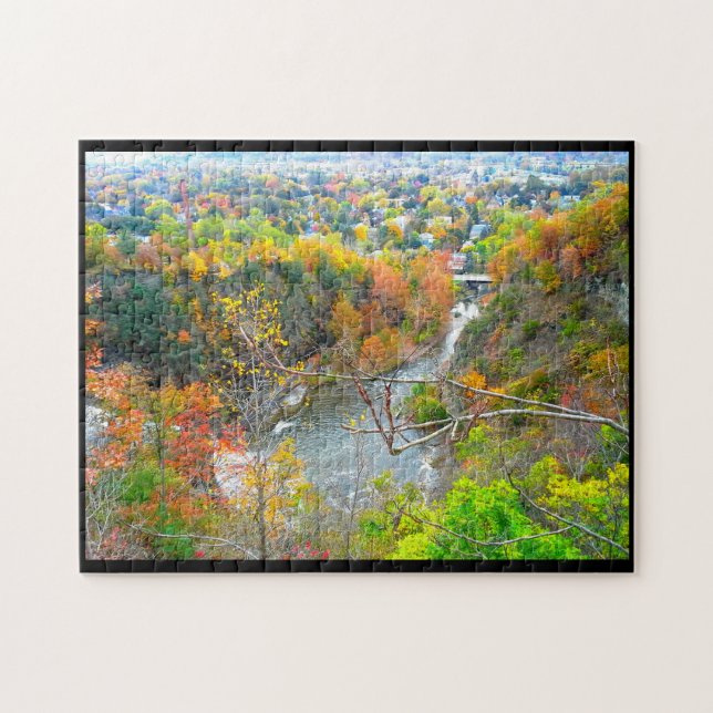 ITHACA CASCADILA SCHLUCHT-Puzzlespiel Puzzle (Horizontal)