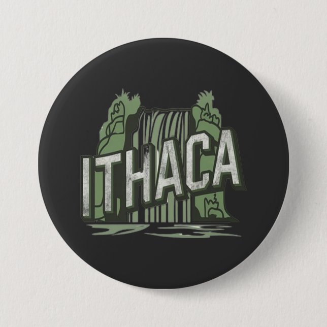 ithaca falls  button (Vorderseite)