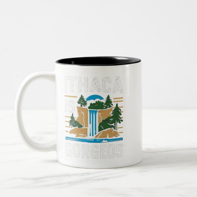 ithaca ist gorges  zweifarbige tasse (Links)