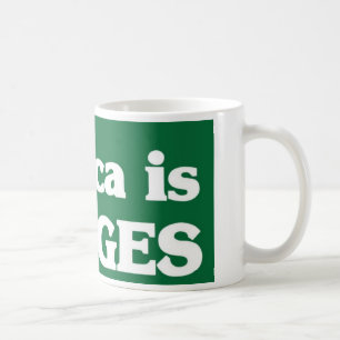 Ithaca ist SCHLUCHTEN Kaffeetasse