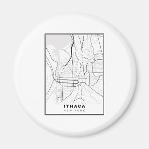 Ithaca Karte Magnet