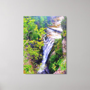ITHACA NEW YORK CASCADILA GORGE LEINWANDDRUCK