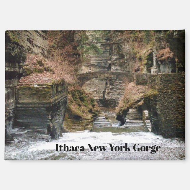 ITHACA NEW YORK GORGE   MAGNET (Vorderseite)