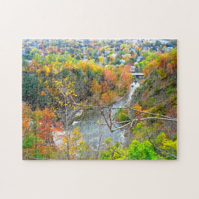 ITHACA NEW YORK GORGE PUZZLE (Horizontal)