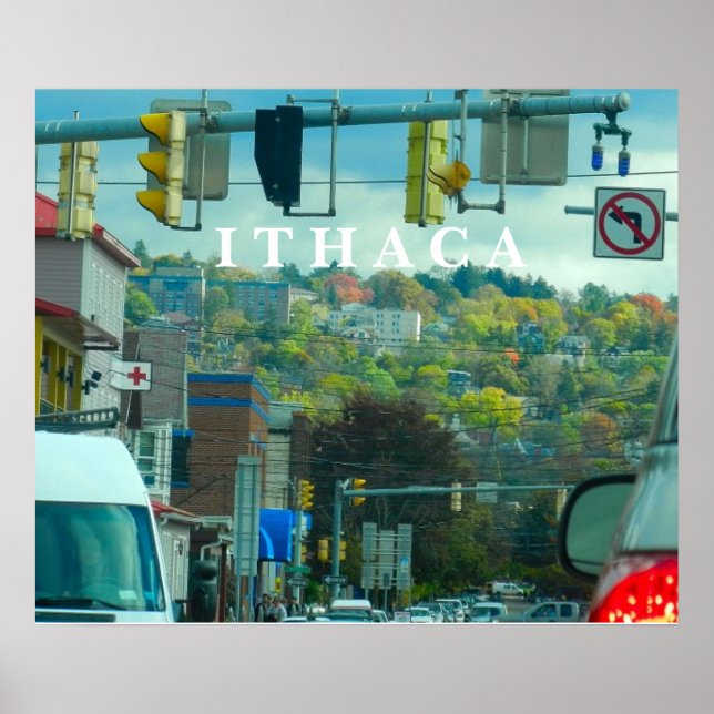 ITHACA NEW YORK-Plakat Poster (Vorne)