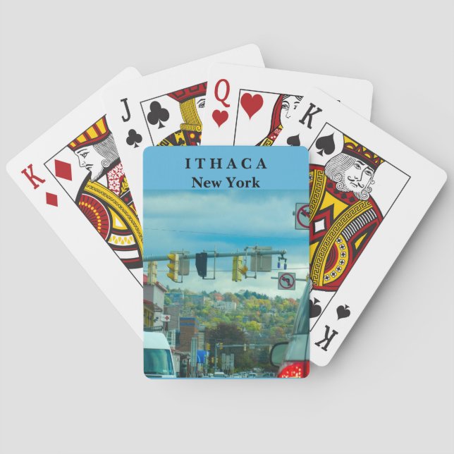 ITHACA NEW YORK  SPIELKARTEN (Rückseite)